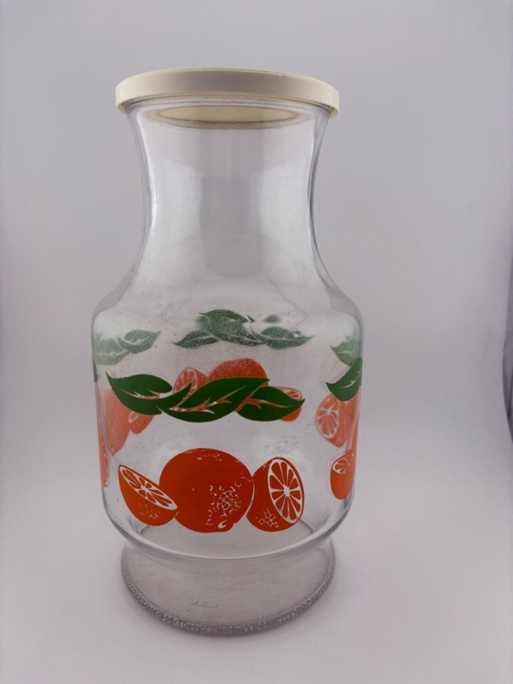 Vintage Anchor Hocking Orange Blossom Juice Carafe